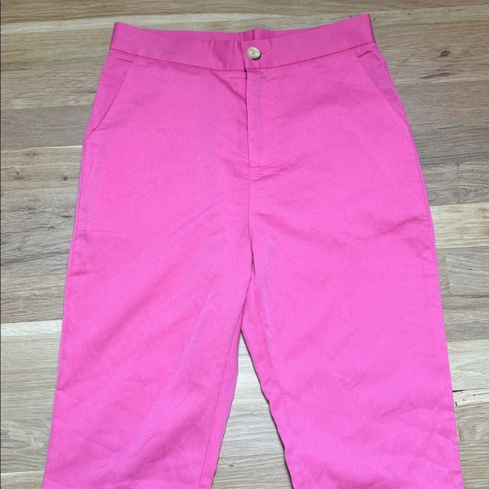 Ellison Hot Pink High Waist Flare Trousers Women’s S - Picture 3 of 14